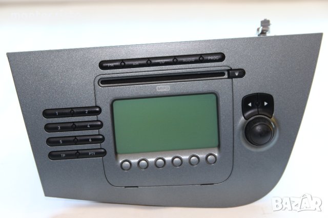 CD MP3 RADIO Seat Leon 1P (2005-2009г.) 1P1035186 / 1P1035186N87 / 1P1 035 186 N87 касетофон