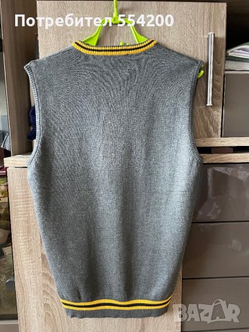 Нов, с етикет пуловер без ръкави Harry Potter-размер S, но може би по добре за М, снимка 4 - Блузи с дълъг ръкав и пуловери - 43700461