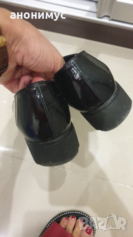 Черни обувки естествена кожа, снимка 2 - Дамски ежедневни обувки - 26666066