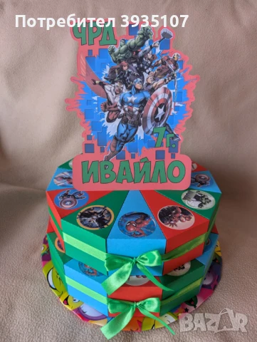 Картонена торта Лабубу, снимка 9 - Други - 51035777