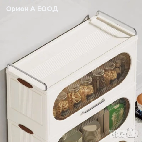 Голям Мултифункционален Шкаф на Колелца , Водоустойчив, Издръжлив, Изработен от Поликарбон , снимка 6 - Шкафове - 52931733