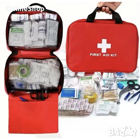 Аптечка напълно оборудвана 173 броя за дома, колата, пътуването, снимка 6 - Аксесоари и консумативи - 53342661