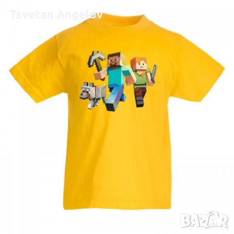 Детска тениска майнкрафт Minecraft 1, снимка 2 - Детски тениски и потници - 32697681