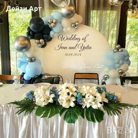 Сватбена украса, снимка 4 - Декорация - 50923905