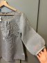 Нов сет от ефирна блуза и жилетка с коланче Gap, р-р S, снимка 4