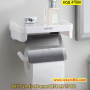 Поставка за тоалетна хартия с рафт за телефон - КОД 47500, снимка 6