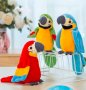 Плюшен, говорещ и танцуващ папагал Арчи, снимка 1 - Музикални играчки - 43230946