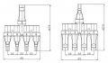 Мс4 ДВОЕН или ТРОЕН конектор за соларен панел букса конектор мц4 мс4 фотоволтаичен, снимка 3