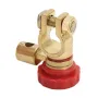 Клема за акумулатор 6 - 12V, Месинг, 400A, Червена , снимка 4