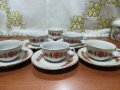 Стар български порцелан чашки за кафе барок , снимка 8