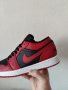 Nike Air Jordan 1 Low Reverse Bred Red Нови Мъжки Обувки Кецове Маратонки Размер 42 Номер Червени, снимка 9