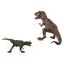 Реалистични фигури Тиранозавър Рекс и Гигантозавър 17x16см - 2 бр. S_1242540, снимка 1