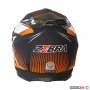 Каска за Мотор Zebra FF-801 Оранжев Мат L Размер, снимка 2