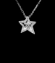 Сребърно колие с ланче Пандора,stars"Звезден миг"/ново, снимка 1 - Колиета, медальони, синджири - 44844375