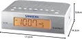 Радио с часовник Sangean RCR-5 Radio Alarm Clock, снимка 6