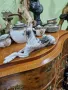 Уникална рядка антикварна колекционерска порцеланова полска фигура статуетка , снимка 7