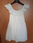 Бяла рокля с дантела, снимка 1 - Детски рокли и поли - 33421788