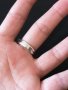 Масивен сребърен пръстен с 3 циркона, снимка 8