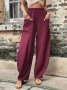 Дамски ежедневни еластични панталони, 5цвята, снимка 6