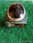 Сребърен пръстен лазерно гравиране с черен Турмалин с ярко изразена индивидуалност 52793, снимка 2