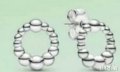 Outlet Sale Сребърни обеци Пандора curcle на топчета different sizes/нови, снимка 1 - Колиета, медальони, синджири - 40136878