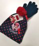 Шапка Мини Маус в син цвят , снимка 1 - Шапки, шалове и ръкавици - 38979118