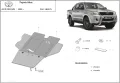 Метална кора TOYOTA HILUX VI 2004-2015 - под двигателскоростна кутия,диференциал,резервоар, снимка 4