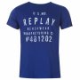 replay beachwear - страхотна мъжка тениска КАТО НОВА , снимка 1 - Тениски - 28716092