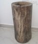 Голям хаван чутора чутура Стар дървен съд, уред, 45 см висок, снимка 5