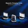 USB магнитен кабел за бързо зареждане iPhone microUSB Type-C, снимка 4