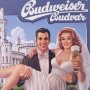Метална релефна табела Budweiser, снимка 1