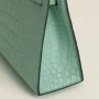 Hermes mini Kelly mint green , снимка 8