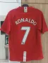 Оригинална футболна тениска фланелка Ronaldo Manchester United сезон 2007-09 Nike 237945-666, снимка 1