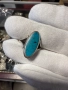 Дамски сребърен пръстен с тюркоаз №7598 , снимка 2