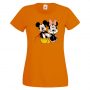 Дамска тениска Mickey & Minnie 5 Мини Маус,Микки Маус.Подарък,Изненада,, снимка 7