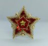Ръчно изработена брошка Звезда, снимка 3