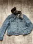Дамско ново  дънково яке деним  Mexx с махаща пухена кожена яка, снимка 2
