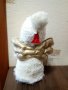 Уникално пухкаво бяло Коледно ангелче.Светещо., снимка 3