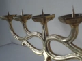 Месингов свещник за 5 бр. свещи от Италия, снимка 6