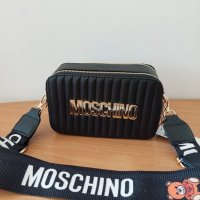 Черна чанта Moschino  код SG-G123, снимка 3 - Чанти - 40729004