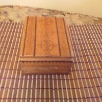 Стара дървена кутия за цигари, снимка 2 - Други ценни предмети - 27995811