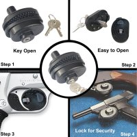 Заключващ механизъм за оръжие ключ заключване на спусъка катинар пушка, снимка 1 - Оборудване и аксесоари за оръжия - 28967108