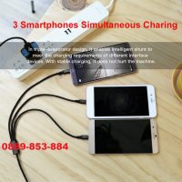 Premium 3в1 Кабел KLGO MicroUSB Type C Lightning iPhone Android usb , снимка 2 - USB кабели - 35326028