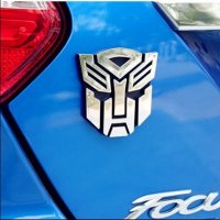 🚗 3D Емблема за кола Трансформърс - Бъмбълби Автобот Лого / Десептикони - Transformers, снимка 4 - Аксесоари и консумативи - 32147232