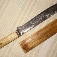 Лот от три стари ковани ножове, снимка 7 - Антикварни и старинни предмети - 38361979