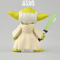 Йода Yoda Star Wars Междузвездни войни фигурка играчка пластмасова, снимка 4 - Фигурки - 32856521