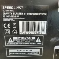 Аудиосистема Speedlink Gravity Blaster 2.1 Subbufer system, снимка 6 - Аудиосистеми - 38447126