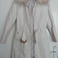 Красиво кожено палто , снимка 4 - Палта, манта - 43325516