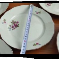 Стар български порцелан чинии плитки и дълбоки, снимка 3 - Антикварни и старинни предмети - 36920559