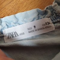 Блузка Zara размер 134 см, снимка 6 - Детски ризи - 32810217